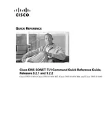Cisco Cisco ONS 15600 SDH Multiservice Provisioning Platform (MSPP) Referencia técnica