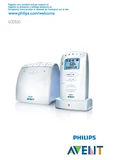 Philips AVENT DECT baby monitor SCD520/00 SCD520/00 Manual De Usuario