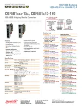 Transition Networks CGFEB1324-150 Dépliant