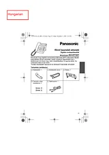 Panasonic KXDT321CE 작동 가이드