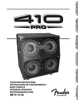 Fender 410 PRO Benutzerhandbuch