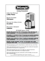 DeLonghi DCM485 Manual De Usuario