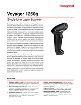 Honeywell Voyager 1250g 1250G-2USB-1 Merkblatt