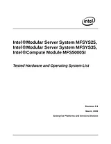 Intel MFS5000SI Manuel D’Utilisation