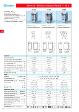 Finder 55.32.8.230.0040 PCB Mount Relay 230Vac DPDT-CO 55.32.8.230.0040 Data Sheet