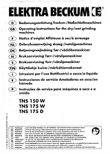 Elektra Beckum TNS 175 D Benutzerhandbuch