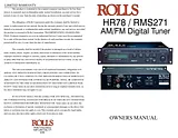 Rolls HR78 Manual Do Proprietário
