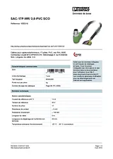 Phoenix Contact Sensor/Actuator cable SAC-17P-MR/ 3,0-PVC SCO 1555318 1555318 Техническая Спецификация