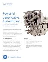 GE V228 Diesel Engines and Generator Sets Leaflet