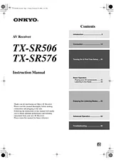ONKYO TX-SR506 Manual Do Utilizador