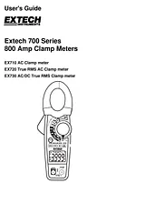 Extech EX720 Digital-Multimeter, DMM, 4000 counts EX720 데이터 시트