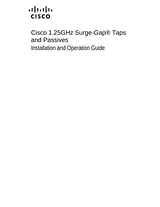 Cisco 1 GHz Surge-Gap Reverse Window Taps Guía De Instalación