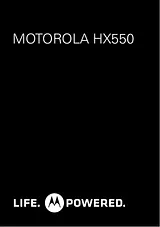 Motorola HX550 ユーザーズマニュアル