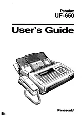 Panasonic UF-650 User Manual