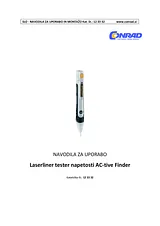 Laserliner AC-tiveFinder 083.010A 데이터 시트