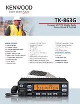 Kenwood TK-863G Leaflet