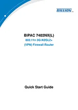Billion Electric Company BiPAC 7402NX(L) Manuale Utente