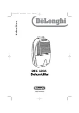 DeLonghi DEC16 Справочник Пользователя