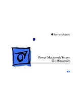 Apple powermac server g3 minitow Servicehandbuch