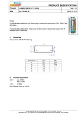 Conrad Energy N battery Alkali-manganese Lady N 1.5 V 1 pc(s) 658015 Data Sheet