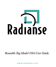 Radianse Inc. 110-A Manuale Utente