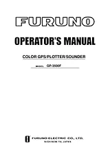 Furuno GP-3500F Manual Do Utilizador