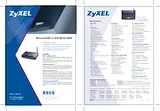 ZyXEL P-2602HW 91-006-019001 Folheto