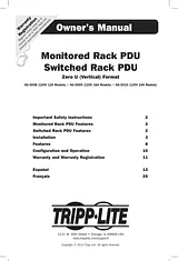 Tripp Lite PDUMNV20 Manual Do Utilizador