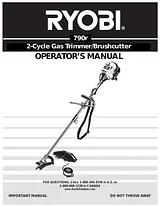 Ryobi Outdoor 790r User Manual