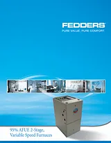 Fedders AFUE 2-Stage Manual Do Utilizador