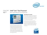 Intel Core Duo T2300 BX80538T2300 Leaflet
