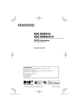 Kenwood KDC-DAB4551U Manual Do Utilizador