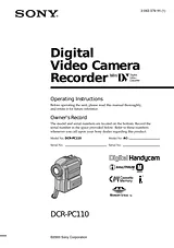 Sony DCR-PC110 Manuale
