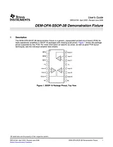Texas Instruments DEM-OPA-SSOP-3B demonstration fixture DEM-OPA-SSOP-3B DEM-OPA-SSOP-3B Datenbogen