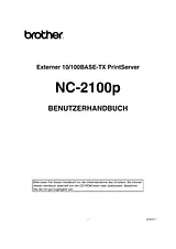 Brother NC-2100p Betriebsanweisung