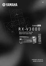 Yamaha RXV3000 用户手册