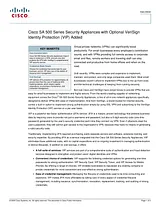 Cisco Cisco SA520W Security Appliance Fiche De Données