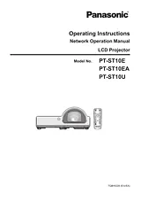 Panasonic PT-ST10E Manuel D’Utilisation