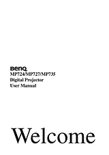 Benq MP727 Manual Do Utilizador