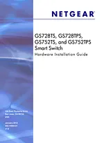 Netgear GS728TS(B) – ProSAFE 24-Port Gigabit Stackable Smart Switch with 4 SFP uplinks ハードウェアマニュアル