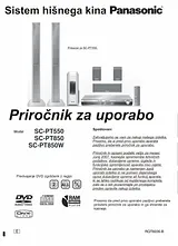 Panasonic SC-PT850W 작동 가이드