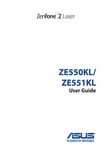 ASUS ZenFone 2 Laser ‏(ZE550KL)‏ Справочник Пользователя
