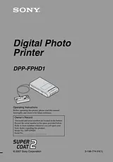 Sony DPP-FPHD1 Manual