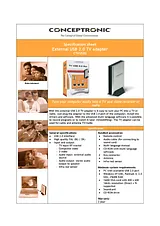 Conceptronic External TV USB 2.0 Box C08-017 Leaflet