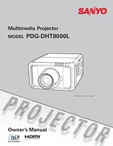 Sanyo PDG-DHT8000L Guía Del Usuario