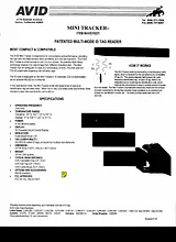 AVID ID Systems Inc. 134-AV1027I User Manual