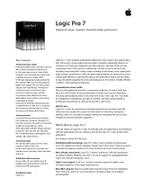 Apple Logic Pro 7 MA328Z/A Manuel D’Utilisation