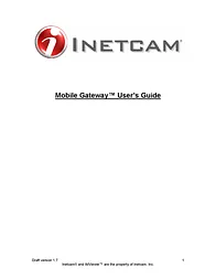 Inetcam Mobile Gateway Draft version 1.7 Справочник Пользователя