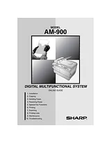 Sharp AM-900 Справочник Пользователя