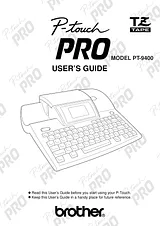Brother PT-9400 Manual Do Utilizador